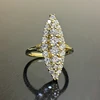 89997-1f25b5.jpg Huitan Hyperbole Marquise en forme de couleur or anneaux pour les femmes entièrement pavé éblouissant CZ nouveaux accessoires de bande de mariage à la mode bijoux