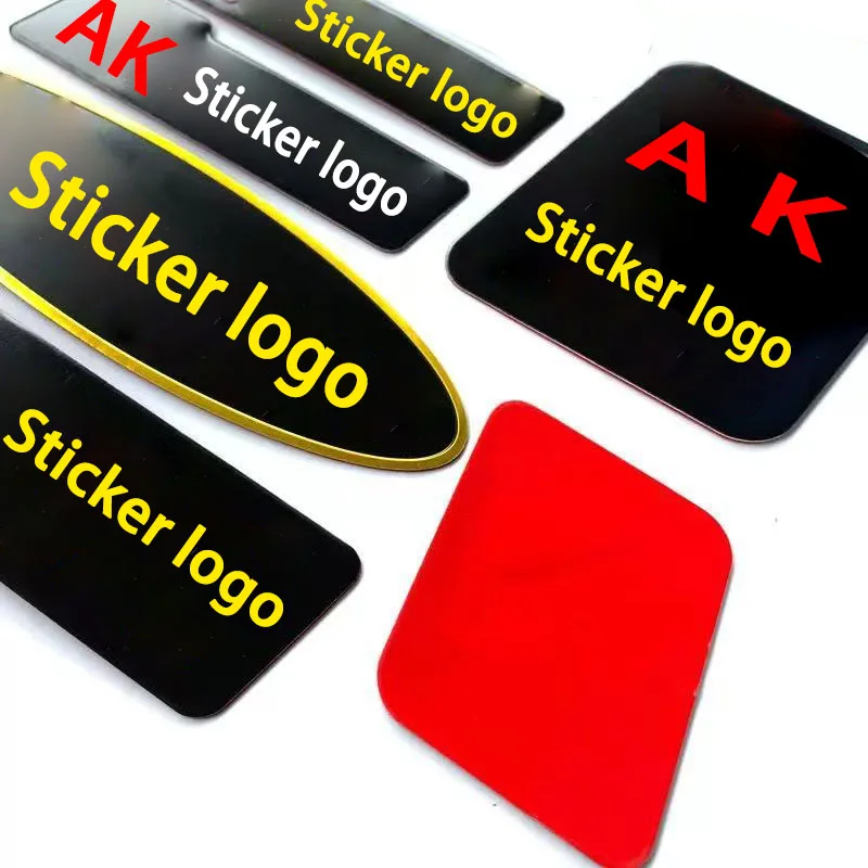 Motorcycle accessories Motorcycle Stickers For Ak Exhaust Pipe Decals High Temperature Resistant Metal Aluminum Waterproof Motorcycle Accessories yamaha Sticker