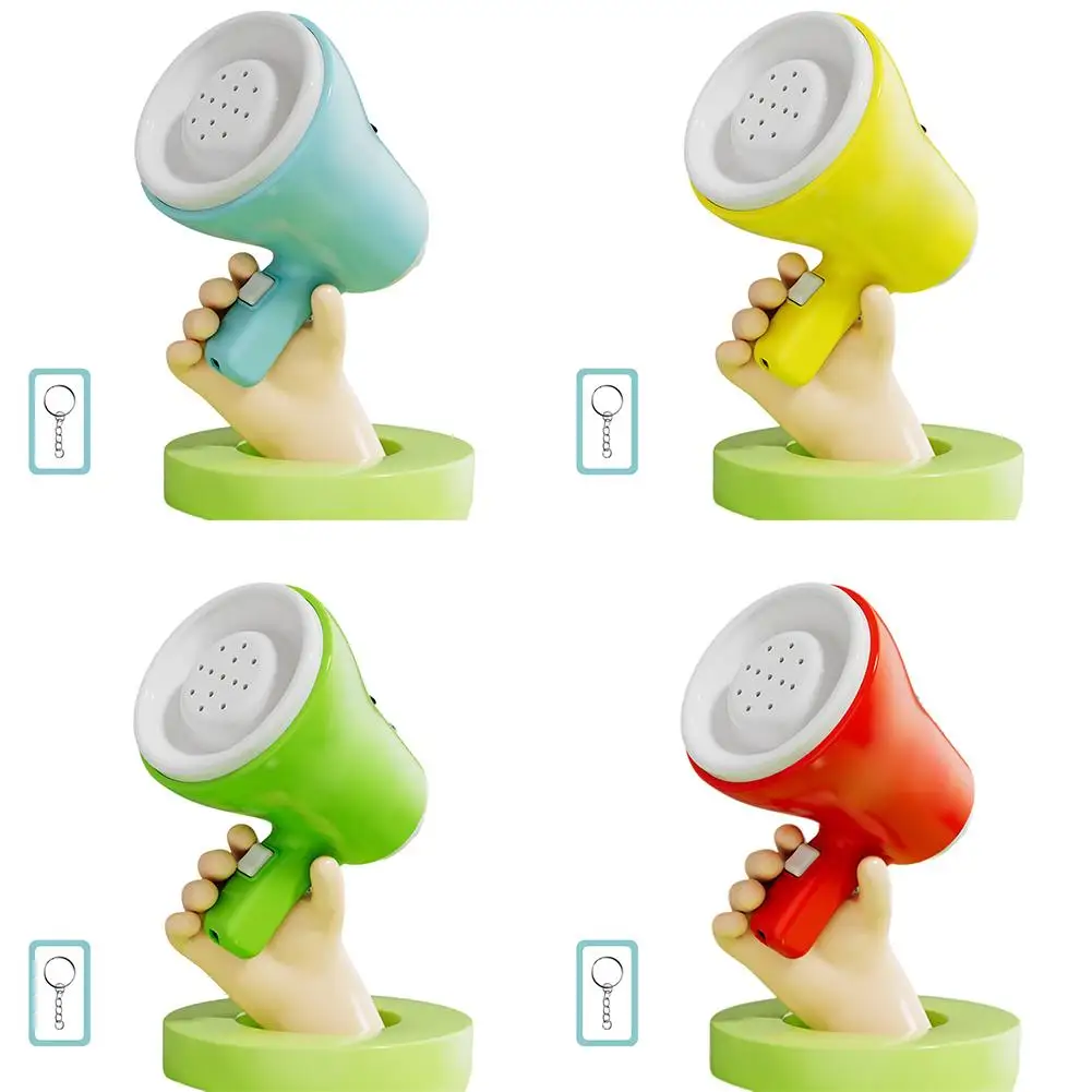Recordable Loudspeaker Game Keychain Vintage Mini Player Handheld Speakers Toy With Music Elaborate Design