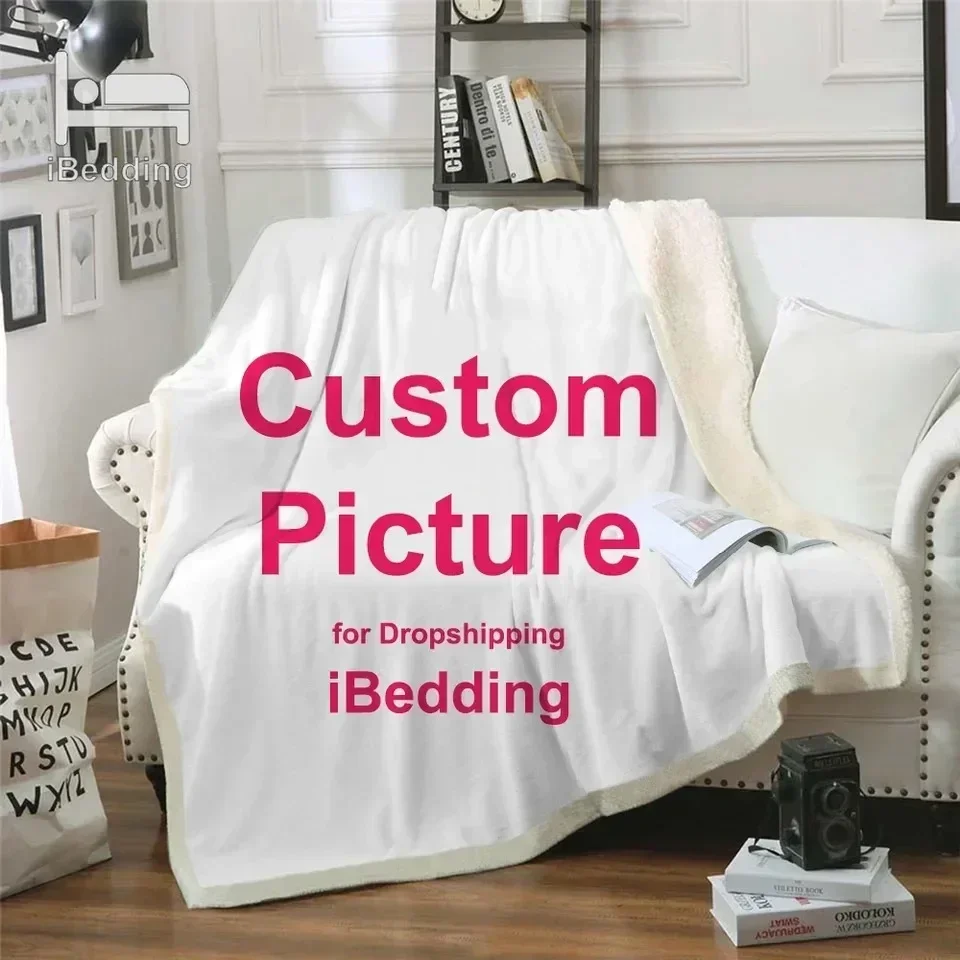 2025 Custom Blanket Words Picture Collage Customized Blankets birthday Souvenir Accessories Gifts Personalized VIP Custom