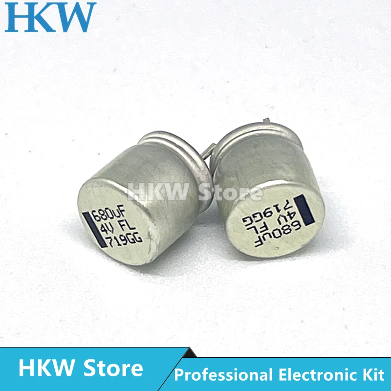 10pcs 680uF 16V HD Series 10x16mm Extremely Low Impedance 16V680uF