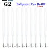 10/30/50Pcs G2 Ballpoint Pen Refill Blue&Black Ink 1.0mm Nib Ballpoint Pen Lead Replacement Oil Refill Smooth Writting Pen Parts 1