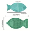 Interactive Fish-Shaped Kittens Lick Mat with Suction Cups - SlowFeeder Silicone Pet Feeding Mat for Healthy Eating Habits 6