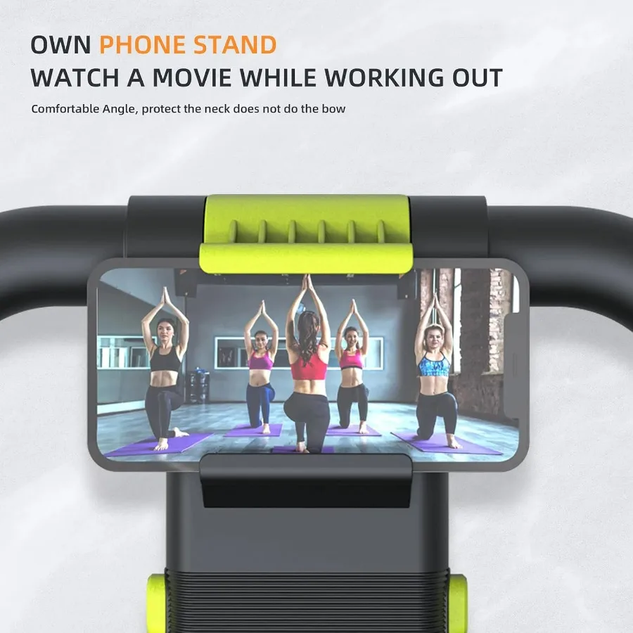 2025 AB Roller Wheel - 4 wheel elbow support abdominal wheel automatic rebound abdominal fat burning weight loss core training e