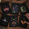 Velvet Tarot Bag Butterfly Printed Dice Bag Animal Crystal Stone Jewelry  Drawstring Fabric Pouch Tarot Cards Storage Bag Gift 1