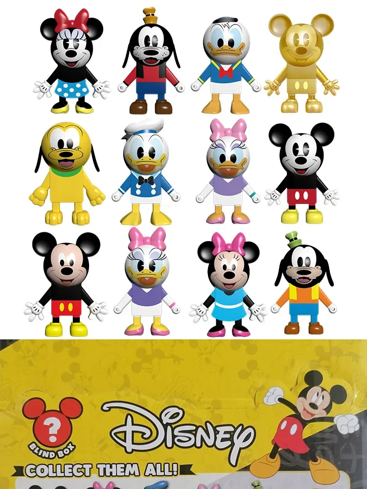 

Disney Wall Walker Funny Toys Mickey Minnie Mouse Donald Daisy Duck Goofy Pluto Action Figure Tabe Ornaments Kids Gifts