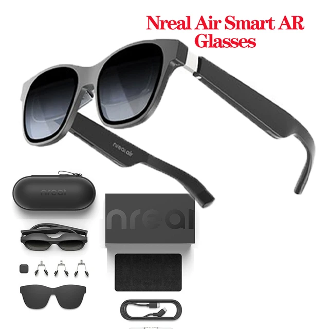 Original Xreal Air Nreal Air Smart AR Glasses Portable AR Space Giant  Screen 1080p Viewing Mobile Computer 3D HD Private Cinema - AliExpress