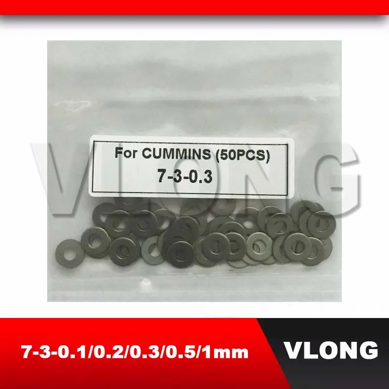 Diesel Fuel Injector 7-3-0.1MM Adjust The Pressure Washer Shims Adjustment Washer Adjusting Pressure Pad