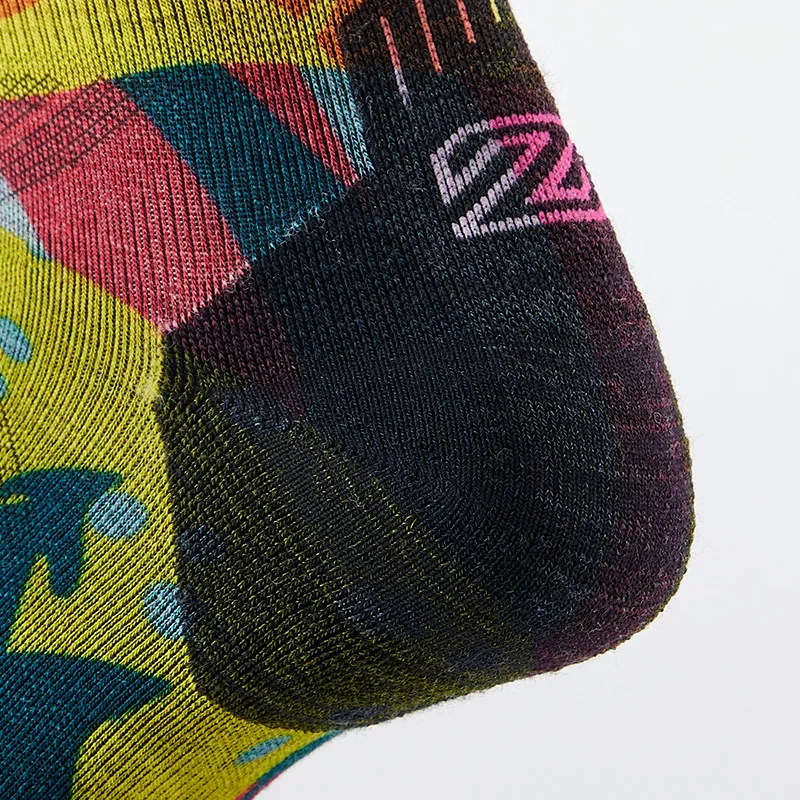 ZEALWOOD 남녀공용 메리노 울 러닝 양말, 야외 트레킹 하이킹 쿠션, 스포츠 양말, 압축 통기성, 1/3 쌍