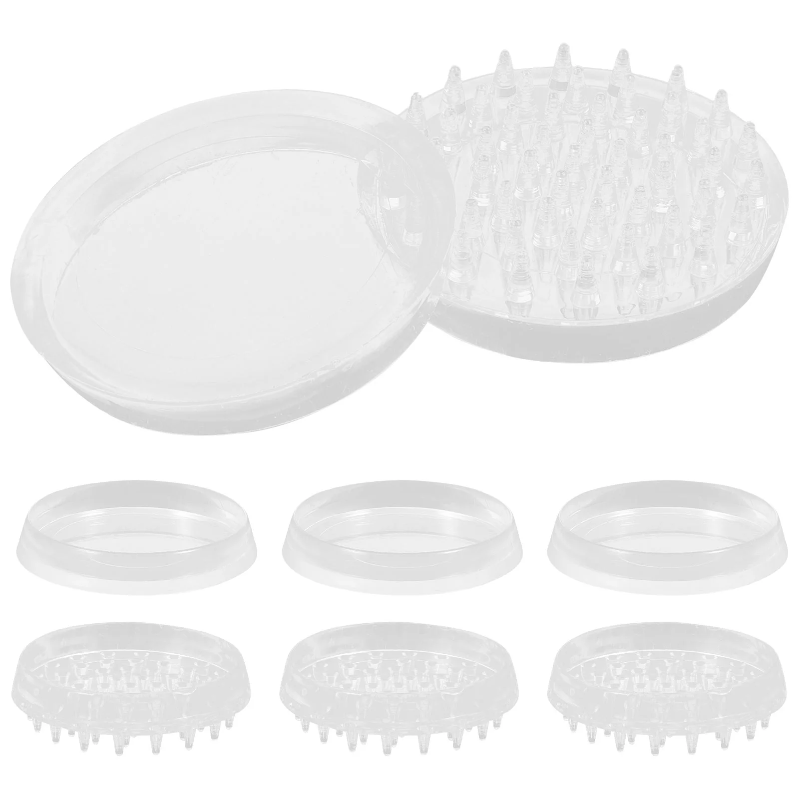 

8 Pcs Floor Protector Desk Chair Cups Caster Chairs Furniture Feet Pads Carpet Leg Non-slip