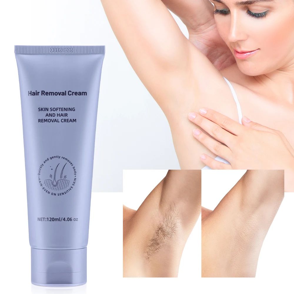 Hair Removal Cream Painless Permanent Inhibitor For Men Women_voghion.com