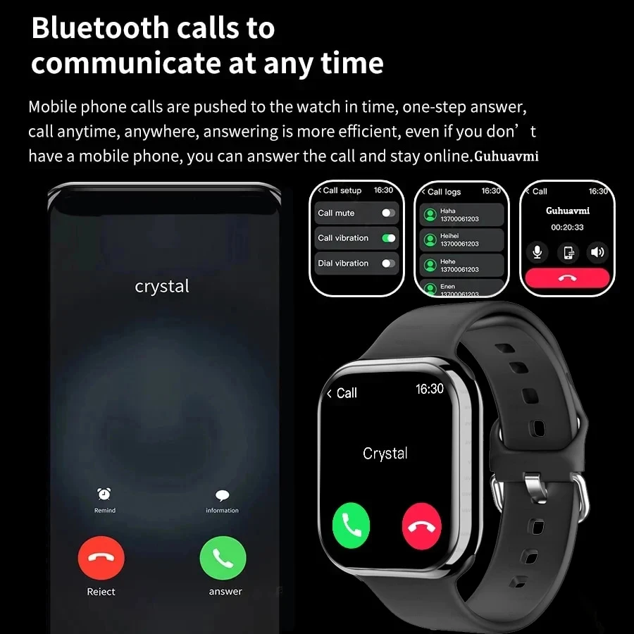 True AMOLED 2.05 ��ġ HD ��ũ�� ����Ʈ ��ġ ������ �ø��� 8 Ŀ���� ���̾� 500 + ���� ���� ������ ����Ʈ��ġ, ���� ��ġ IW9 IW8