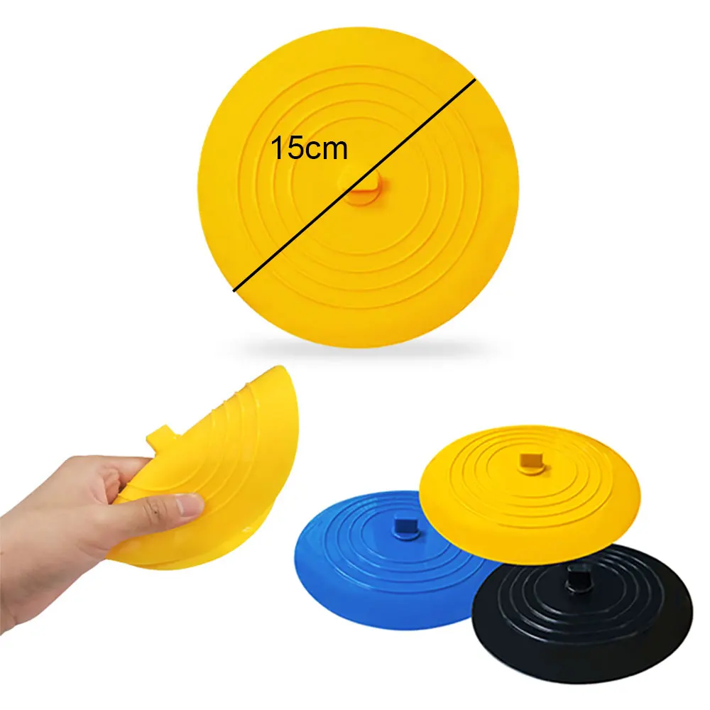 15cm Silicone Bathtub Hair Drain Catcher