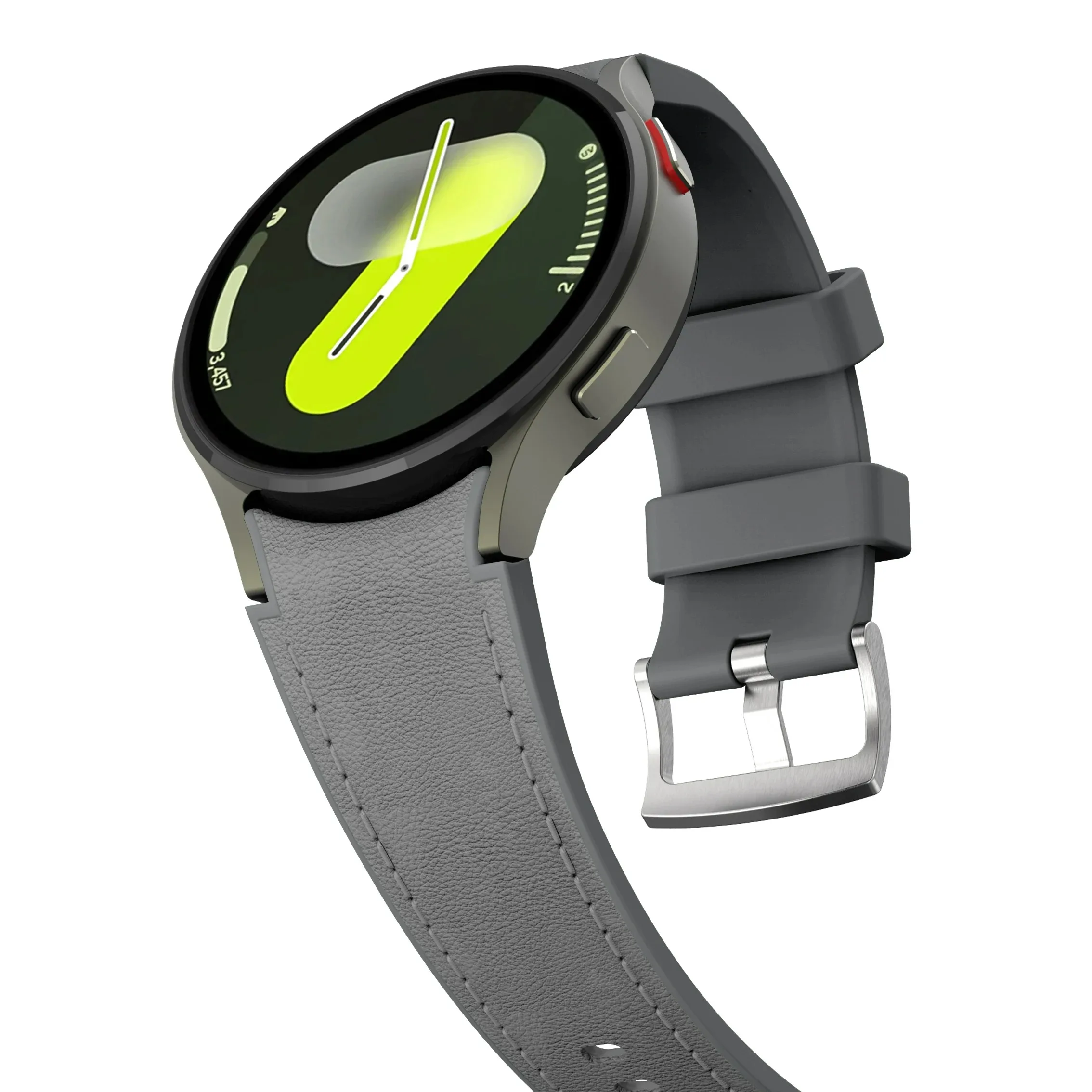 Premium Silicone-Leather Hybrid Wristband