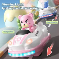 JJRC new simulation collision spray bumper car parent-child interaction fun children's toy remote control car English version 2