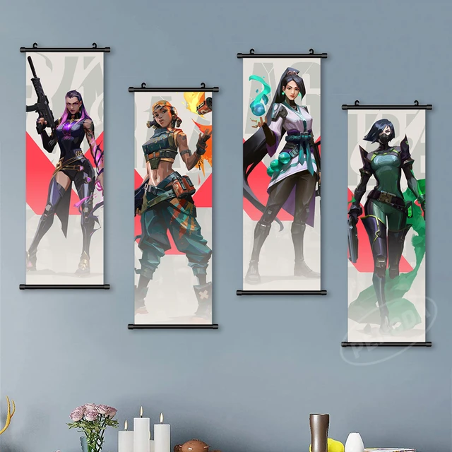 Personagens de jogo valorant raze poster popular jogo online hd impressão  cartaz jogo pintura em tela decoração do quarto - AliExpress