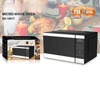 Microwave Oven White 25 Liters Custom Household Appliances 1320W Digital Micro-wave Ovens With Grill 54.2x41.2x33.3cm 1