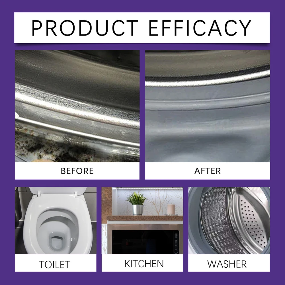 Household Remover Gel Multi-purpose Magics Mold Remover Gel Stains Remover Powerful Fast Clean Gels for Washing Machine Bathroom