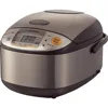NS-TSC10 5-1/2-Cup (Uncooked) Micom Rice Cooker and Warmer, 1.0-Liter, Stainless Brown 1