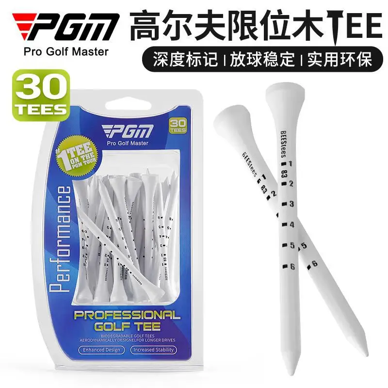 

Деревянная футболка для гольфа PGM, 30 профессиональных футболок QT029