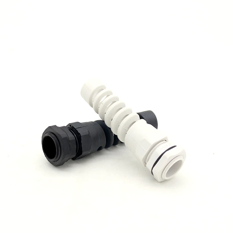 Anti-bending Cable Connector PG7/9/11/13.516/19 Corrugated Pipe Waterproof Bending Resistance Cable Harness M12/16/18/20/22
