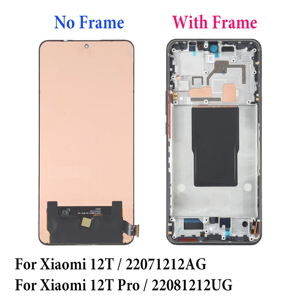 LCD Display Touch Screen Digitizer Assembly For Xiaomi 12T Pro 22081212UG 22071212AG lcd display screen