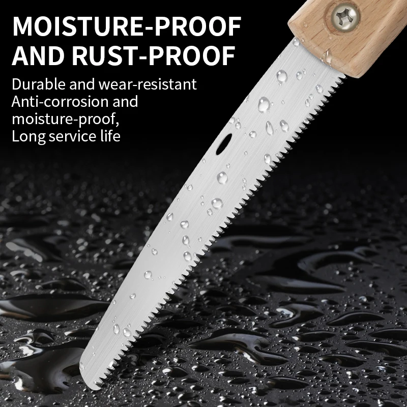 LUXIANZI Multifunctional Folding Hand Saw Mini Portable Woodworking Garden Camping Pruning Thick Branches Household Hand Tools