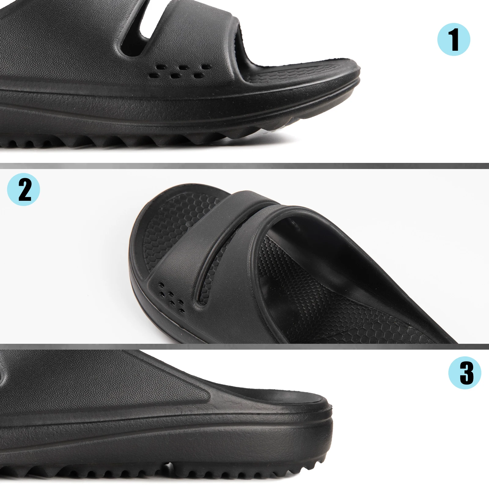 Orthopedic Sandals for Women and Men Arch Support Recovery Slides Cloud Slippers for Plantar Fasciitis | Extremely Comfort 3
