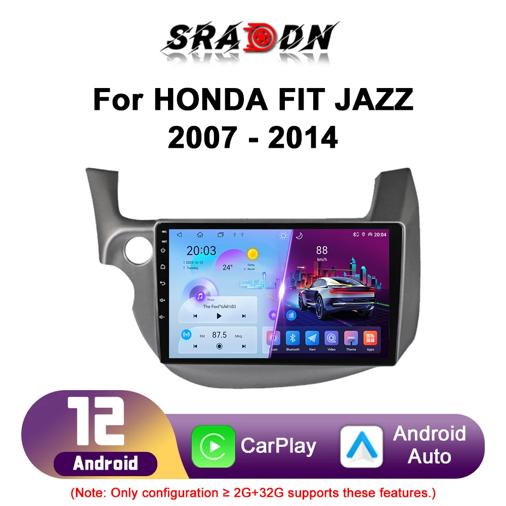 

Для Honda Fit Jazz 2007 2008 2009 2010 2011 2012 2013 2014 Автомобильный радиоприемник Android Автомобильный мультимедийный видеоплеер GPS-навигация Экран Carplay Авто стерео