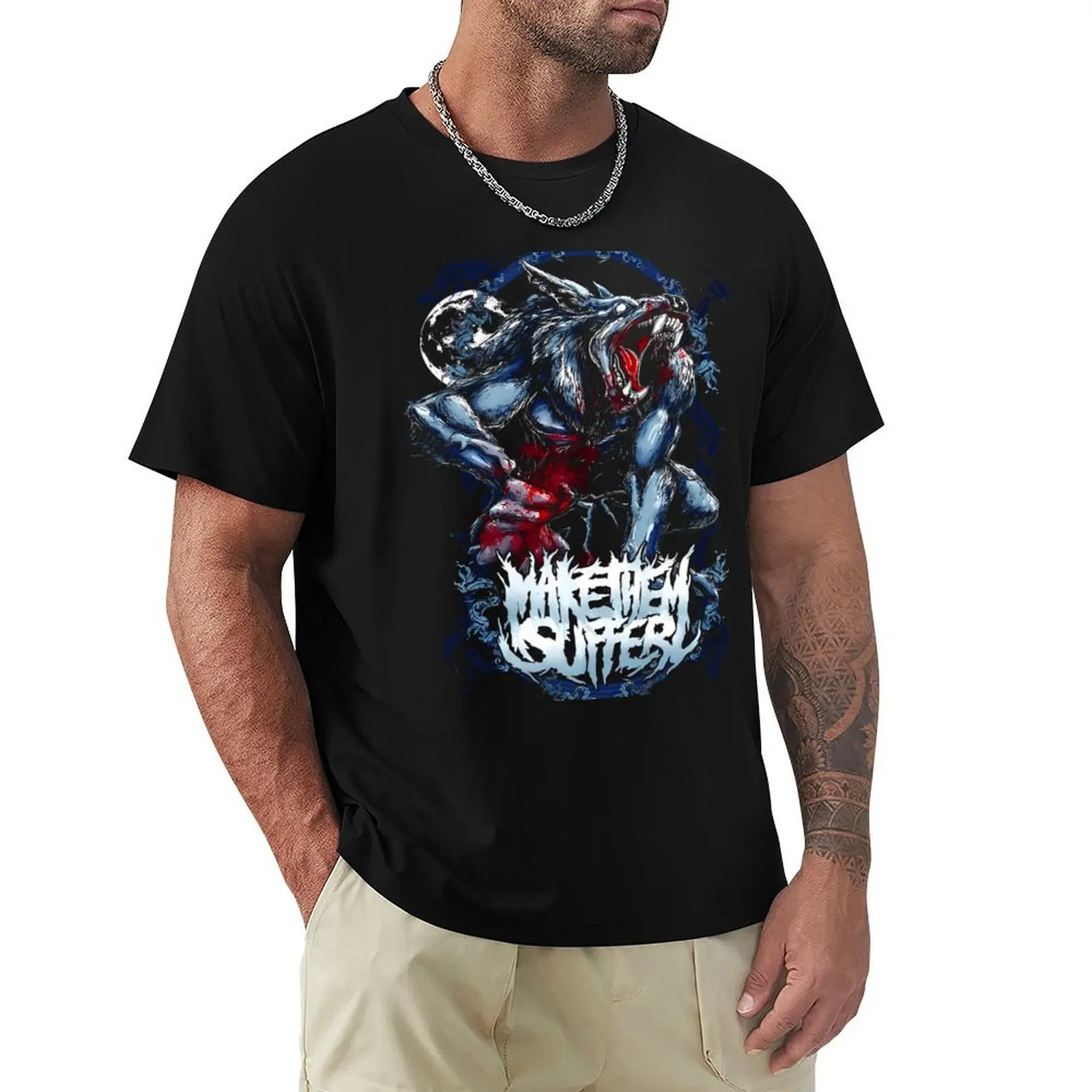 

Make Them Suffer - Beast T-Shirt anime cute clothes customs design your own heavy weight t shirts for men