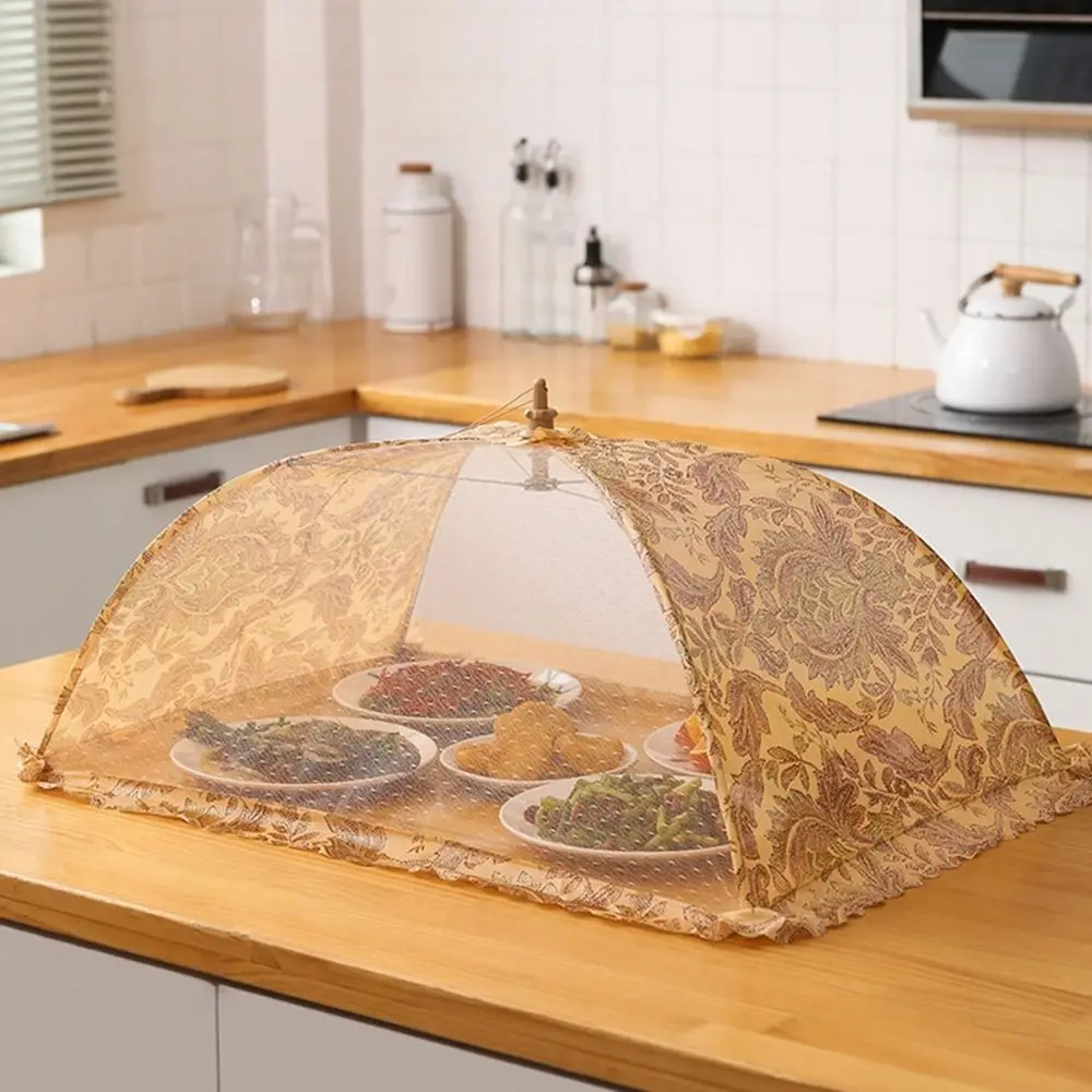 Description Picture 2 of itemUmbrella Style Food Covers Anti Fly Mosquito Meal Cover Lace Table Large Table Cover Home Gadgets Accessories