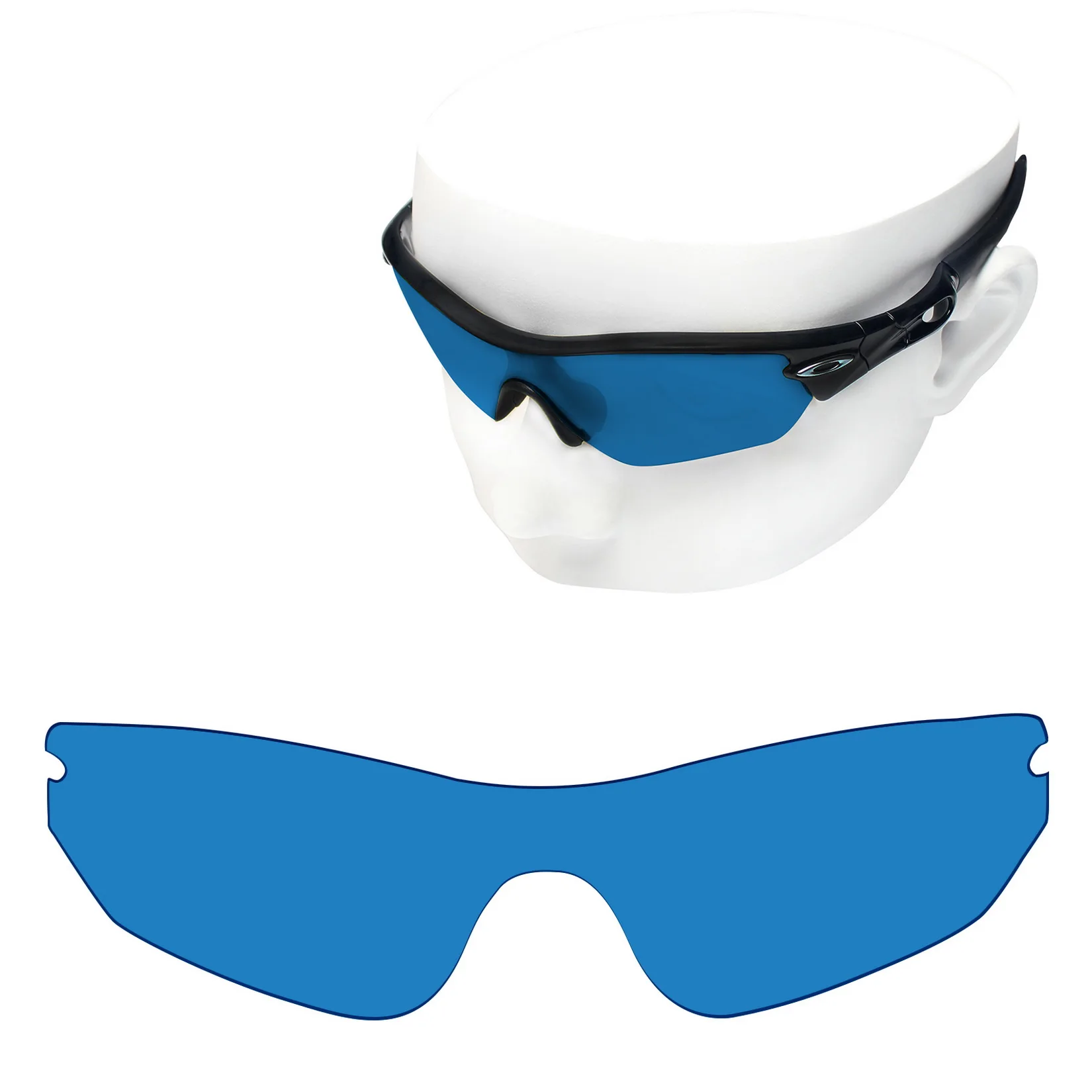 

Поляризованные Сменные линзы OOWLIT HD Pacific для солнцезащитных очков Oakley с радаром Edge OO9184