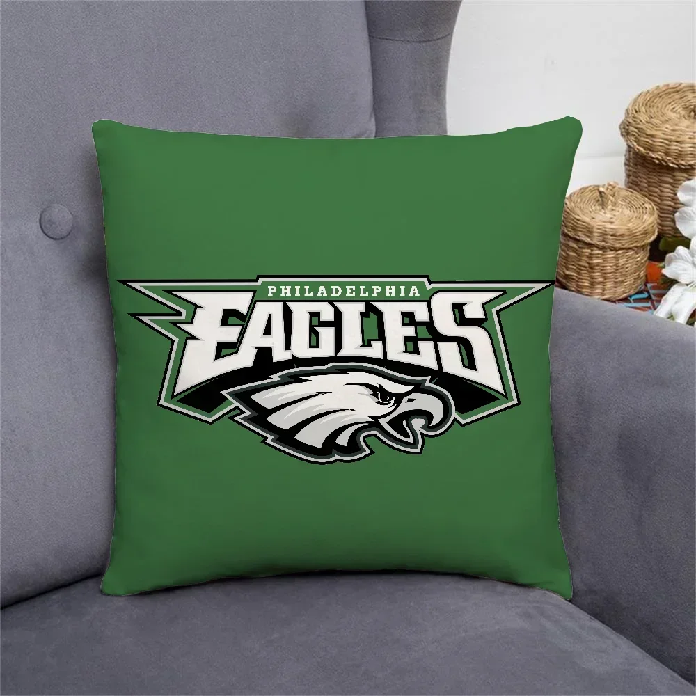 Philadelphia E-Eagles Cushion Cover 45x45 Cushions Covers Decorative Pillowcase for Living Room Home Decoration Accessories Sofa 4