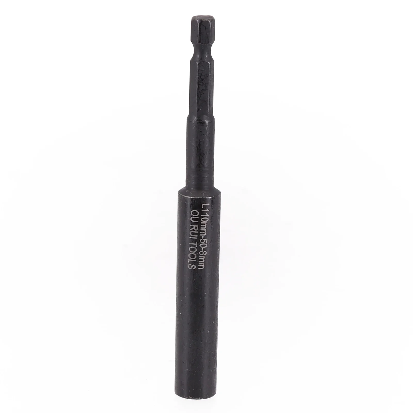 

Black Chrome-vanadium Steel Hexagon Socket 110mm Sleeve Adapter Strong Torque 110mm Deepen Socket Drill Bit Hex Socket