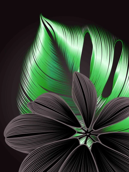 thumbnail image 1 of EverShine - Cuadro de diamantes con flores y cuentas, bordado en mosaico 5D, imagen abstracta de diamantes de imitación, bordado de hojas, decoración para el hogar, 1 of 5