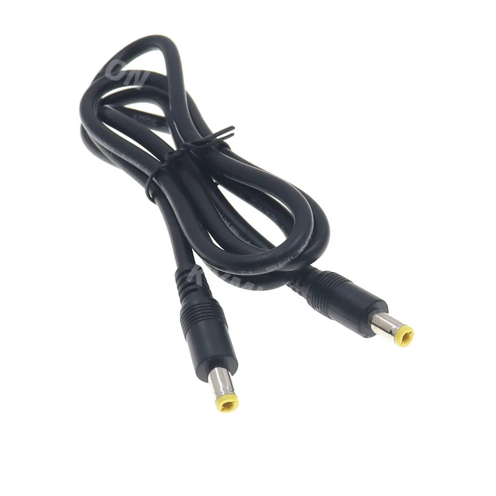 High-Quality Male-to-Male CCTV Power Extension Cable, 18AWG, 12V, Various Lengths