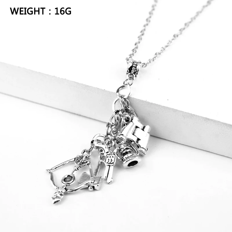 GNOCE Colgante Carl Grimes - The Walking Dead En Plata De Ley 925 | Regalo Para Fans De La Serie