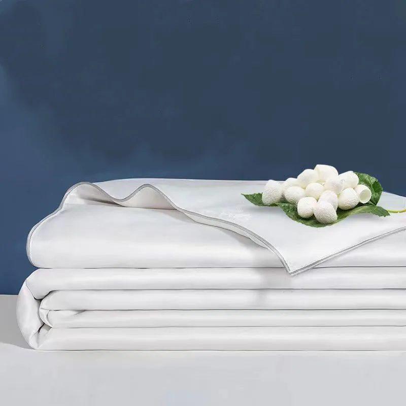 100 Mulberry Silk Comforter Twin Queen Size Four Season Quilt Summer