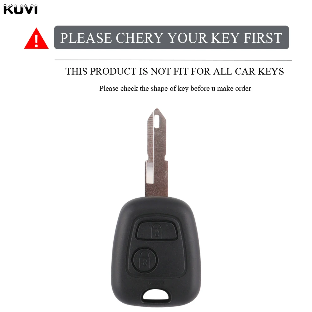 Key Case TPU Car Key Case Cover Shell For Peugeot 107 206 307 207 406 408 Citroen C1 C2 C3 Berlingo Picasso Xsara Picasso Toyota Aygo