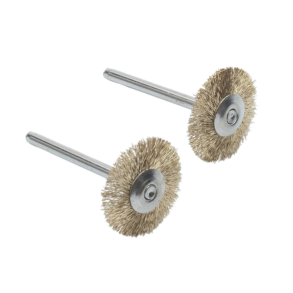 20pcs Copper Wire Brushs Copper Wire Brass Wire Wheel Brushes Polishing  Tool For Grinder Accessories