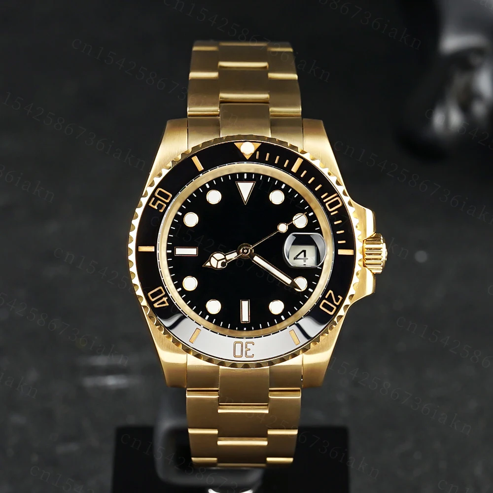 2022 Fashion New 40mm Men's Leisure Sports Sapphire Mirror Stainless Steel Material Waterproof Automatic Mechanical Watch