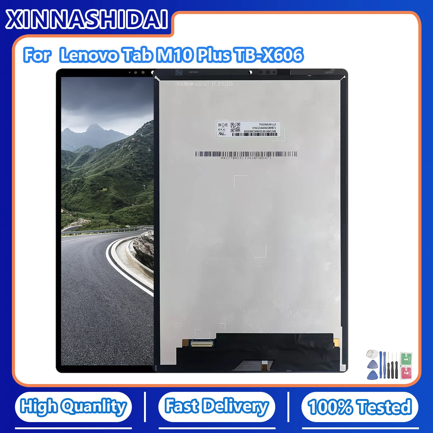 Lcd For Lenovo Tab M10 Plus Tbx606f Tbx606x Tbx606 X606 Lcd Display