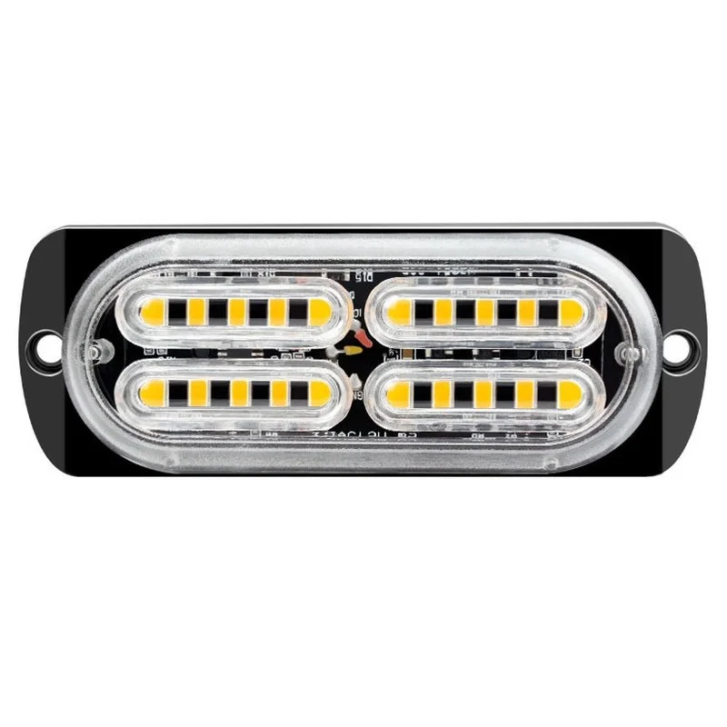20LED Strobe Lights Warning Emergency Flasher Truck Grille Traffic Flashing Lamp White Yellow Red Blue for Jeep ATV SUV 12V 24V