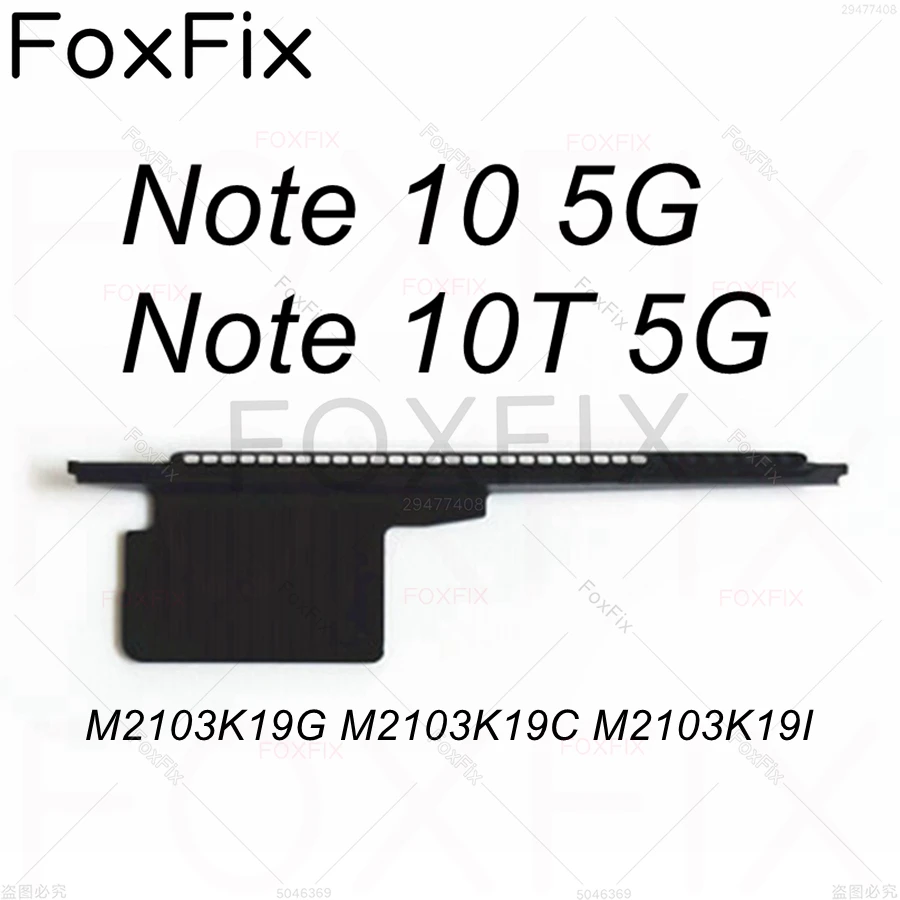 Speaker Grills For Xiaomi Redmi Note 10 5G/10T 5G Ear Speaker Mesh Earpiece Anti Dust Bracket Replacement M2103K19G M2103K19C