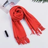 Christmas Long Plaids Blanket 160x30cm Oversized Winter Fall Warm Scarf Big Tartan Scarves Wrap Shawl Classical Tassels 6