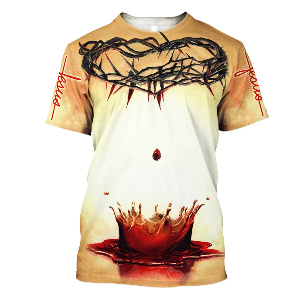 Jesus 3D Print T-Shirt 3