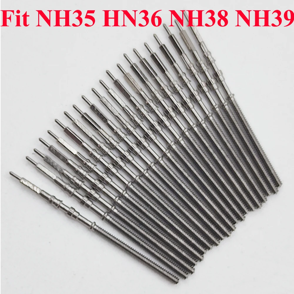 5 Steli Per Movimento Orologio NH35/NH36 - Ricambi In Acciaio Per Riparazioni - Foto 5