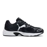 PUMA Axis Retro Mesh Chaussures de course basses respirantes, élégantes, minimalistes et polyvalentes (unisexe, noir et argent) 368465-03 3