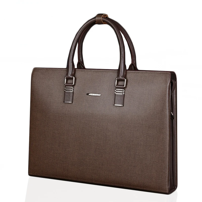 

Brand Large Capacity Men's Bag Handbag Genuine Leather Portfolio Crossbody Briefcase Men's Briefcase Computer Bag Men's Cowhide