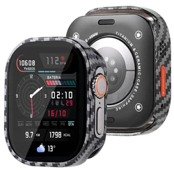 Waterproof Aluminum Alloy Full Protector Metal Case for 45mmor Series 987 (Carbon Fiber Pattern)